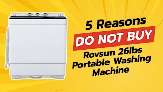 ROVSUN 26LBS Portable Washing Machine  5 Shocking Reasons NOT to Buy 🚫💸 [upl. by Connie]