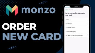 How to Order a New Monzo Card  2023 [upl. by Refennej209]