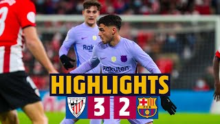 ATHLETIC CLUB 32 BARÇA  HIGHLIGHTS COPA DEL REY 🔵🔴 [upl. by Nysa]