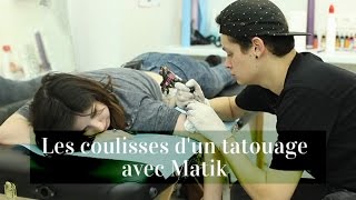 Les coulisses dun tatouage avec Matik et Juliette [upl. by Annaujat144]