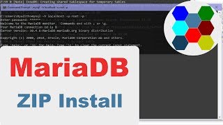 How To Install MariaDB ZIP Package On Windows [upl. by Allac]