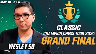 Grand Final 1 Wesley So plays MIRACLE COMEBACK to beat Maxime VachierLagrave – 14 May 2024 CCT [upl. by Elburt]