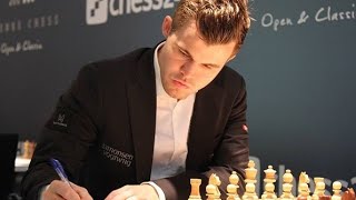 Magnus Carlsen VS Viswanathan anand  Grenke Chess [upl. by Wolpert]