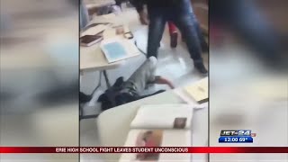 Violent School Fight Erie High School [upl. by Leifeste]