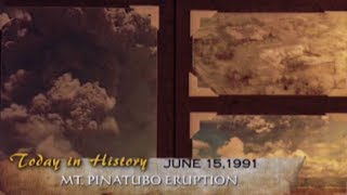 Mt Pinatubo eruption in 1991  Today in History [upl. by Arbma967]