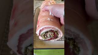 How to make Porchetta It’s a great easy recipe Porchetta is fantastic for large dinners cooking [upl. by Snoddy]