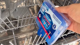 How To Clean Dishwasher With Finish Dishwasher Deep Cleaner [upl. by Ydak]