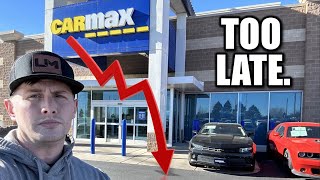 CARMAX CRISIS The ENTIRE Used Vehicle Market Is SCREWED [upl. by Asirral]