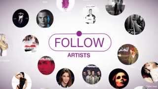 Anghami  Follow Artists [upl. by Enreval322]