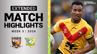 Pacific Championships 2024  PNG Kumuls v Cook Islands Aitu  Extended Match Highlights [upl. by Reidar]