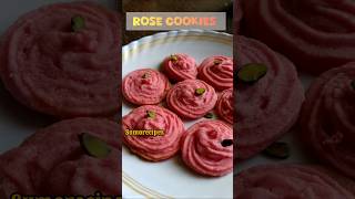 Rose cookies trending viralshort cookies winterspecial [upl. by Acirtap]