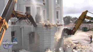 Demolition Of Old Hospital Building Porch Mar 10 2011 [upl. by Dasha402]