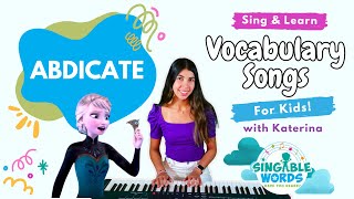 Abdicate Song  4th Grade  Fun Learning for Kids  Singable Words [upl. by Job40]