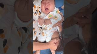 Baby Vaccine action at hospital 🏥 and funny 😂 baby love cute family babygirl happy funny [upl. by Eedissac]