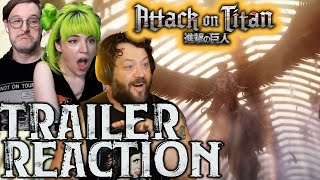 Attack on Titan S4 Part 4 Teaser Trailer Reaction [upl. by Ninon]