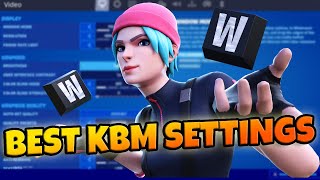 UPDATED Best KBM Fortnite SETTINGS For CHAPTER 5 [upl. by Aime]