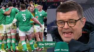 😨 Reaction as Ireland THUMP France in Marseille  2024 Six Nations [upl. by Laflam576]