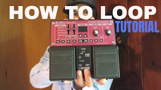 HOW TO Loop Pedal Boss RC30 all you need to know [upl. by Eiznil390]