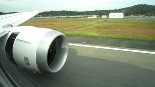 ANA Boeing 787 Dreamliner landing at Okayama in Japan 22 [upl. by Crystal]