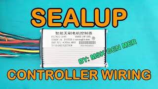 SEALUP ELECTRIC SCOOTER CONTROLLER WIRING TAGALOG SEALUP TF100 MOBER S10 CONTROLLER [upl. by Erma]