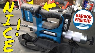 Harbor Freight 20V Cordless Variable Speed Grease Gun Review Hercules NTDT [upl. by Eiramlirpa]