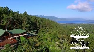 Aerial views of Arenal Observatory Lodge [upl. by Tegan220]