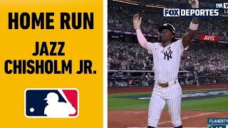 🔥🔥 HOME RUN Jazz Chisholm Jr  Los Angeles Dodgers 03 New York Yankees  G5 WS  MLB [upl. by Tiga486]