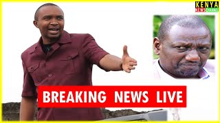 LIVE  Morara Kebaso addressing Kenyans amp sending a Tough Message to Ruto [upl. by Glenine]