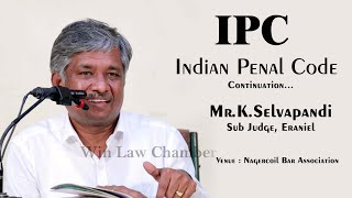 ipc civiljudgeexam2023 IPC Class by Sub Judge Eraniel MrKSelvapandi at Nagercoil [upl. by Thomasina]