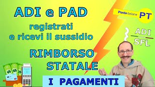 ADI e PAD REGISTRATI E RICEVI IL PAGAMENTO  RIMBORSO STATALE MODELLO 730 QUANDO ARRIVA [upl. by Jodoin923]