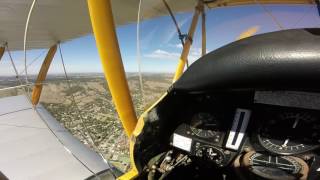 Tiger Moth Joy Flight Part 2 Adelaide Biplanes Aldinga Airfield South Australia [upl. by Merrily]