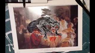 KESSLER WEREWOLF Upcycled painting upcycling [upl. by Cavill]