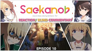 Saekano How to Raise a Boring Girlfriend Flat Season 2 Episode 10 Blind Reaction [upl. by Htenay]