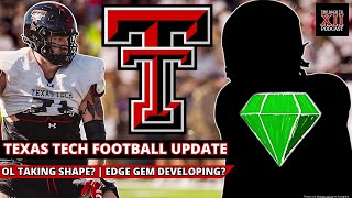 Texas Tech Football News Offensive Line Taking Shape  EDGE Gem Developing [upl. by Boatwright203]