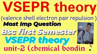 VSEPR theory in hindiVSEPR theory Chemistry🔬 Bsc first Semester Inorganic chemistry Note in hindi [upl. by Guillemette955]