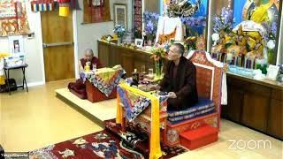 Yangsi Rinpoche teaches at Kadampa Center 2023 10 18 [upl. by Yanehc]