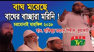 বাঘ মরেছে কিন্তু বাঘের বাচ্ছারা মরিনি  চরমোনাইর ময়দানে । মাওলানা হাফিজুর রহমান সদ্দীক কুয়াকাটা। [upl. by Drawyeh336]