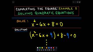 ❖ Completing the Square  Solving Quadratic Equations ❖ [upl. by Drofyar]