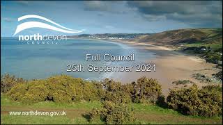 Full Council 25092024 [upl. by Blessington]