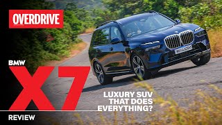 2023 BMW X7 review  top diesel top luxury OVERDRIVE [upl. by Daniela]