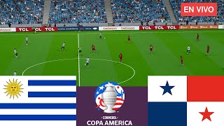 Uruguay vs Panamá EN VIVO Copa America 2024 Partido completo  Videojuegos de simulación [upl. by Doro]