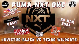 InVictus 16U Black Vs Texas Wildcats Game 1 30March2024 [upl. by Hayifas]