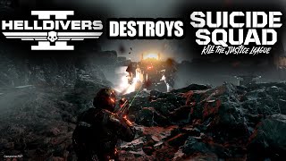 Helldivers 2 DESTROYS Suicide Squad Kill The Justice League [upl. by Nary]