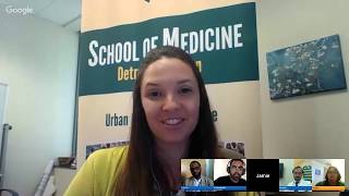 MD Admissions Interview Process Google Hangout  Wayne State University [upl. by Ittocs]