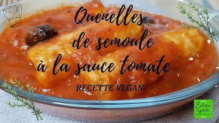 Comment faire des quenelles de semoule maison et vegan [upl. by Oker]