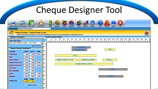 Cheque Format Designer  How to Measure Cheque Layout [upl. by Iahcedrom]