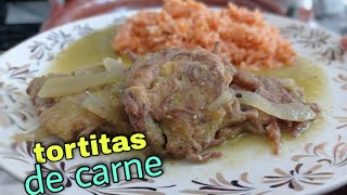 TORTITAS DE CARNE en SALSA VERDE  Fácil y Rápido con Gaby [upl. by Pagas744]