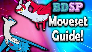 How to use LATIOS and LATIAS BDSP BEST Moveset Guide Pokemon Brilliant Diamond and Shining Pearl [upl. by Assylem]