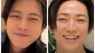 Tomohisa Yamashita x Kamenashi Kazuya Instagram Live PART 1 山下智久 instagramlive インスタライブ [upl. by Ydissac]