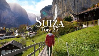 Los 25 Mejores Lugares Para Visitar en Suiza [upl. by Henden]